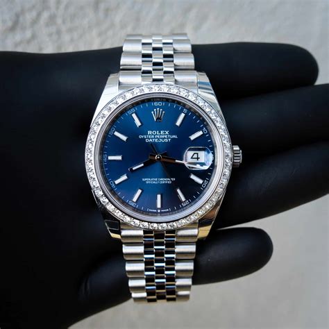 oyster rolex blue dial|Rolex datejust 41 oystersteel.